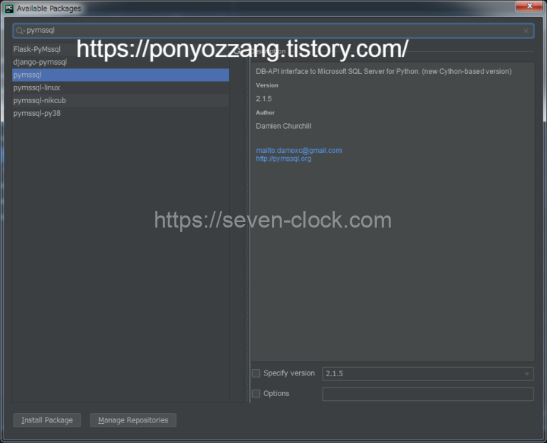 Python MSSQL 연동 pymssql 사용법 - 나도개발자